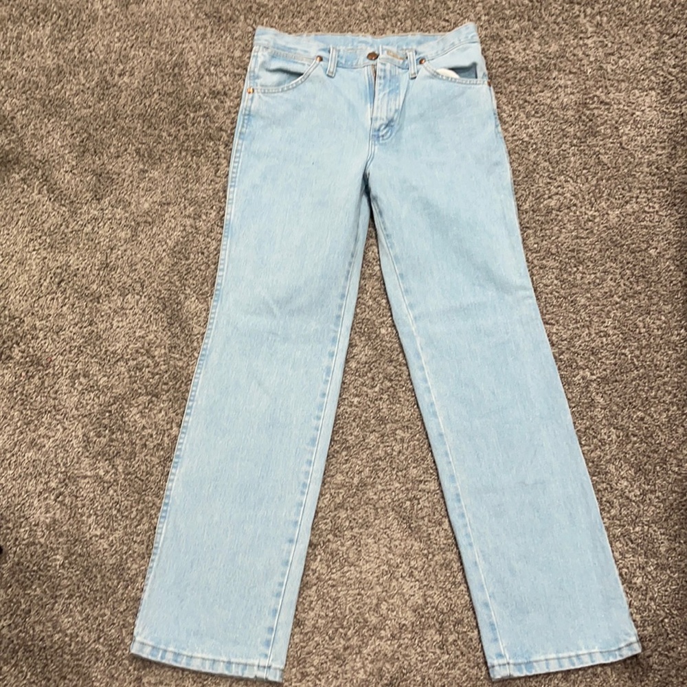 Wrangler Light Blue Straight Leg Jeans